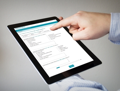Kundenbefragung über Tablet  | microtech.de