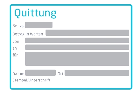 Grafik einer Quittung | microtech.de