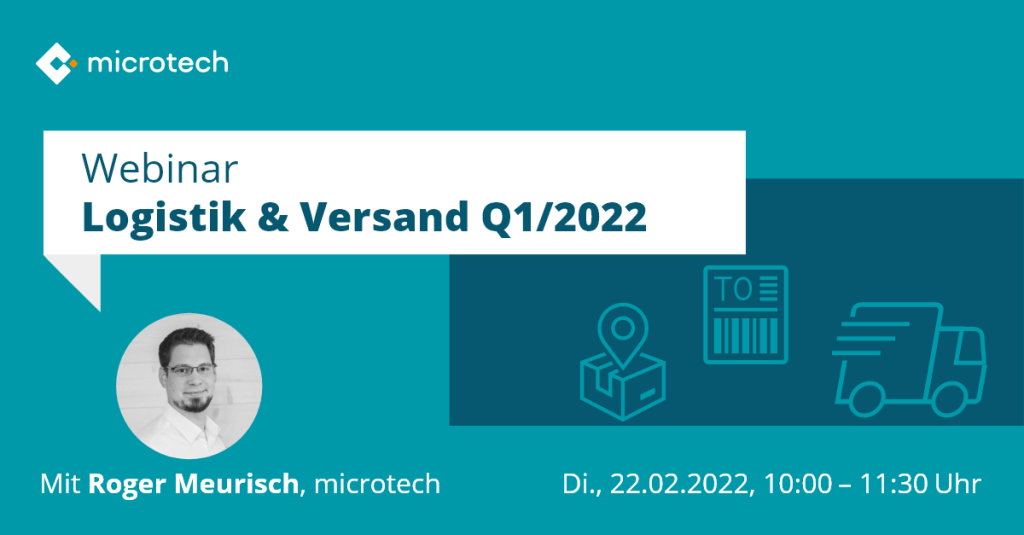 Webinar Logistik & Versand Q1/2022
